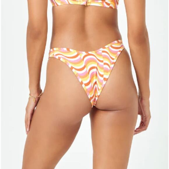 L*Space Eco Chic Econyl® Whiplash Bikini Bottom S - Picture 9 of 9